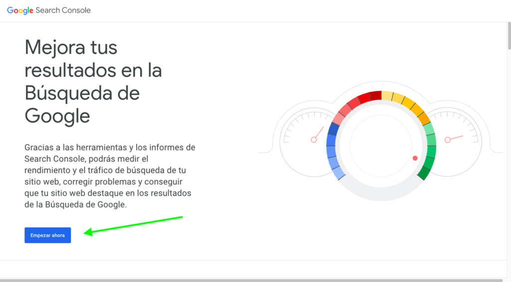 Como indexar una web en GSC paso 1