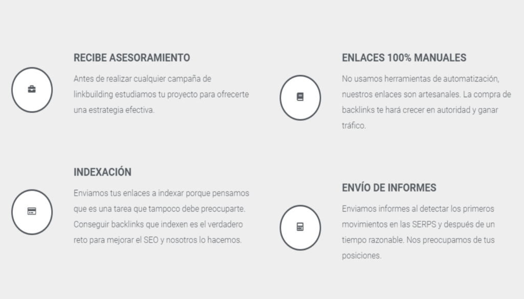 Todo lo que ofrece Enlazator