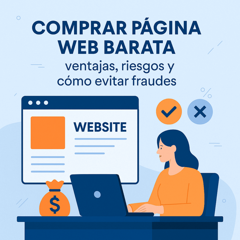 Comprar página web barata: ventajas y cómo evitar fraudes